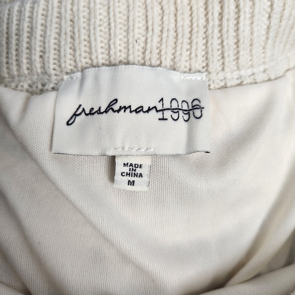 Freshman Black and Cream Striped Midi Skirt - Picture 5 of 5